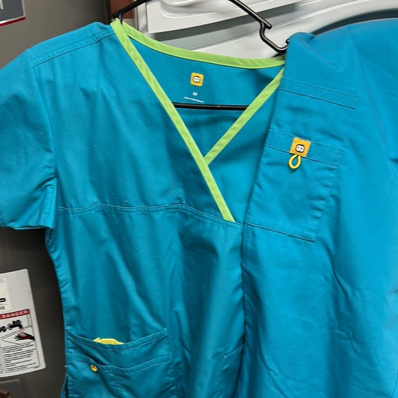 Teal green scrubs size M - Picture 15 of 16